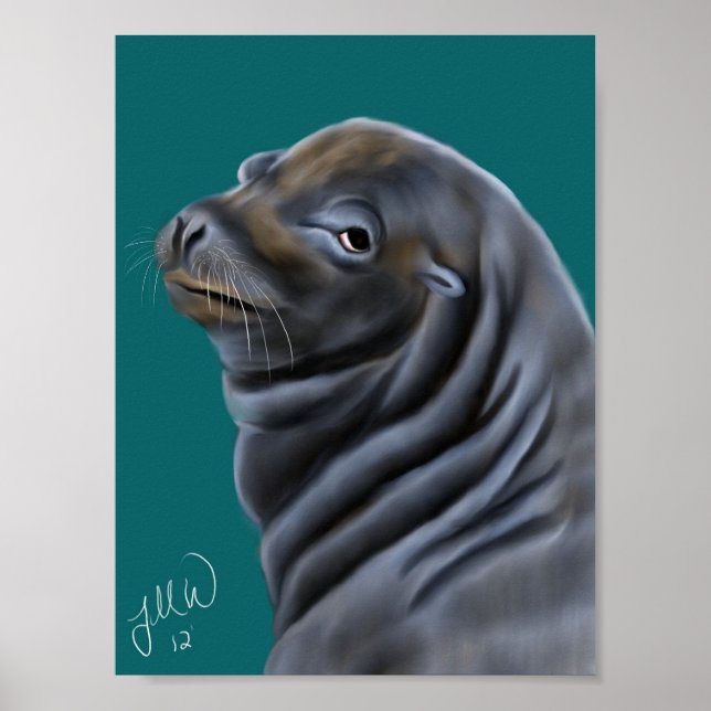 Male Sea Lion Poster (Vorne)