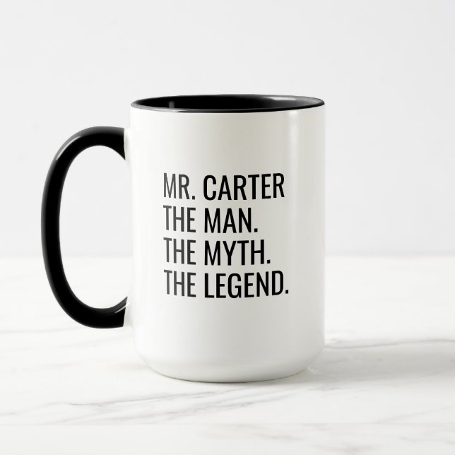Male Teacher Gift, Custom Teacher Coffee Mug, Pers Tasse (Links)