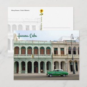 Malecón, Havanna, Kuba. - Postkarte