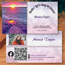 Malecon Sunset 0911 Calling Card Telefonnummerkarte