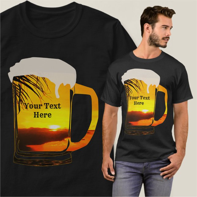 Malecon Sunset & Cold Beer 2441 T-Shirt (Von Creator hochgeladen)