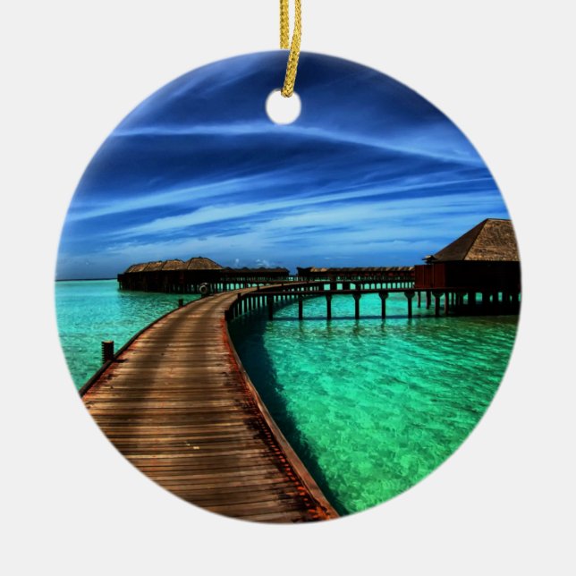 MALEDIVEN 2 KERAMIKORNAMENT (Vorne)