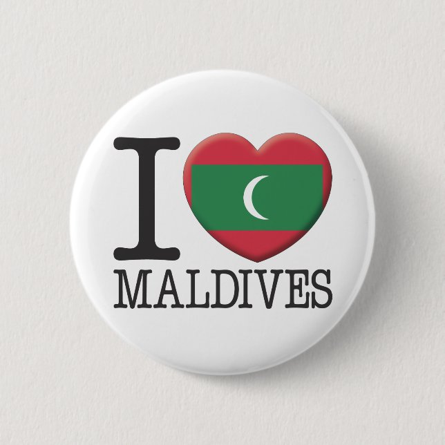 Malediven Button (Vorderseite)