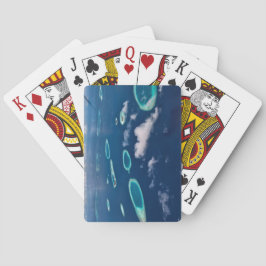 Malediven, die Karten spielen Spielkarten