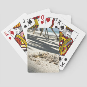 Malediven, die Karten spielen Spielkarten