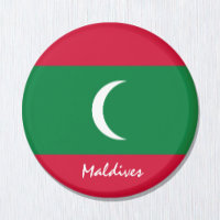 Malediven Flag & Asien - Reise-/Sportfans