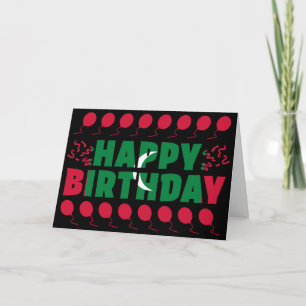 Malediven Flag Patriotic Geburtstag Karte