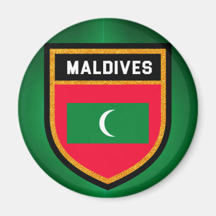 Malediven-Flagge Magnet