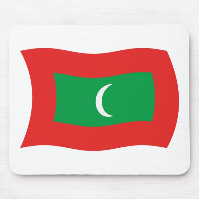 Malediven-Flagge-Mauspad Mousepad (Vorne)