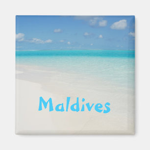 Malediven-Flitterwochenstrand-Inselszene Magnet