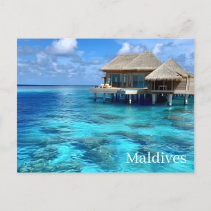 Malediven-Fotoabzug Postkarte