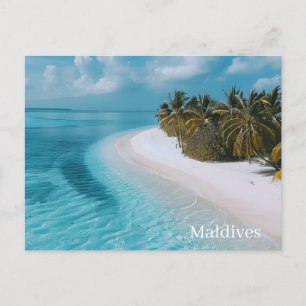 Malediven-Fotoabzug Postkarte