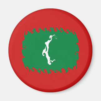 Malediven Gnarly Flag Magnet
