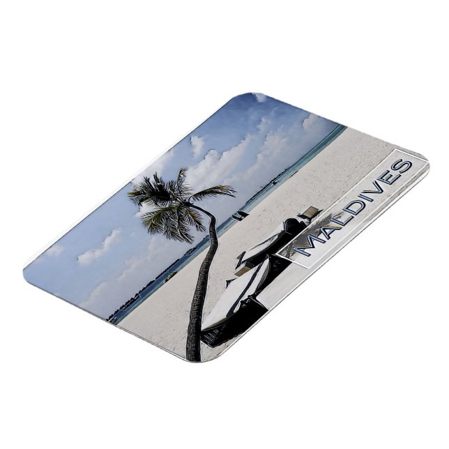 Malediven - Hauptstrand - Magnet (Linke Seite)