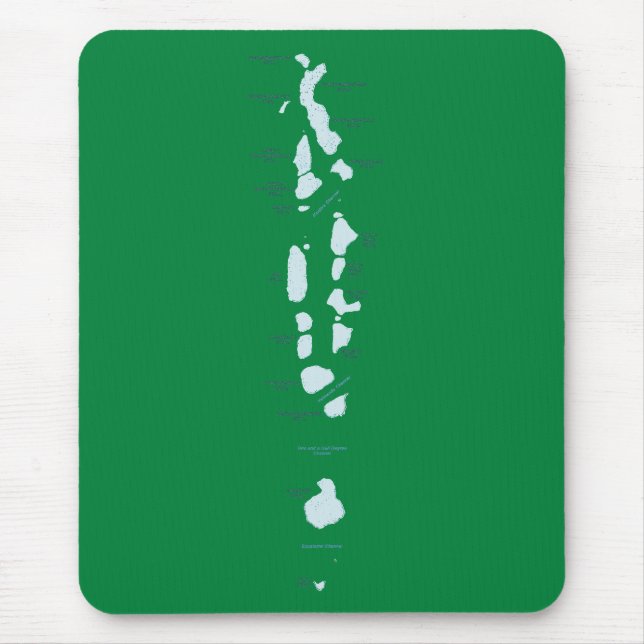 Malediven Map Mousepad (Vorne)