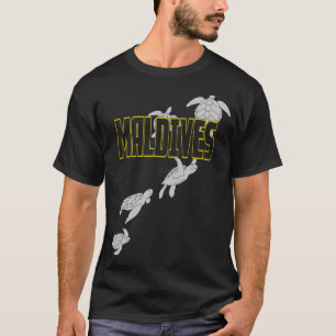 Malediven Meeresschildkröten, Tauchen mit Schildkr T-Shirt