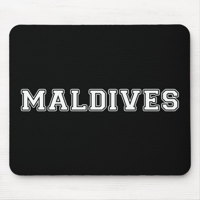 Malediven Mousepad (Vorne)
