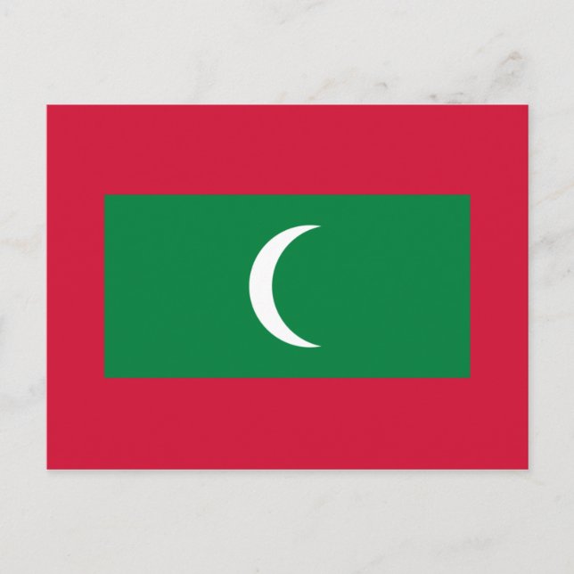 Malediven Postkarte (Vorderseite)