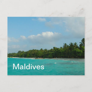 Malediven Postkarte