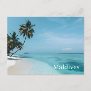 Malediven-Postkarte Postkarte