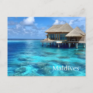 Malediven-Postkarte Postkarte
