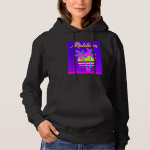 Malediven Reisen Sommerurlaub Strand Hoodie