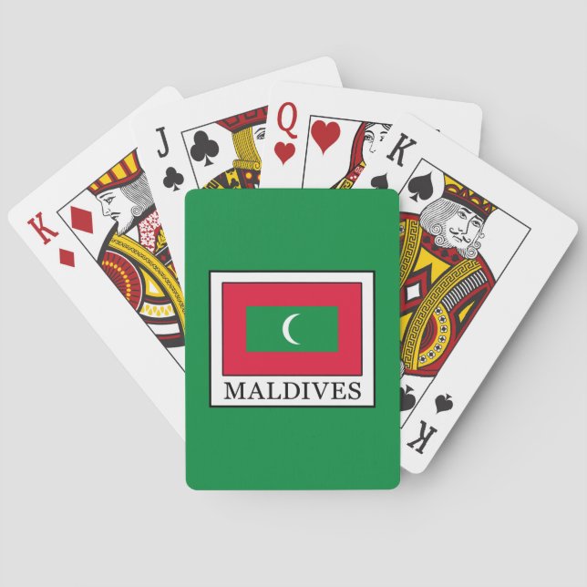 Malediven Spielkarten (Rückseite)