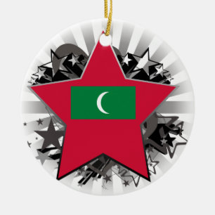 Malediven-Star Keramikornament