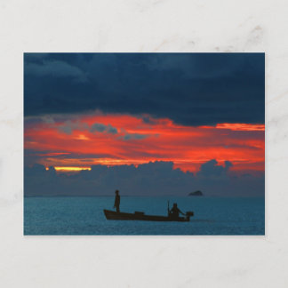 Malediven Sun Island Herrliche Sonnenuntergang und Postkarte