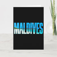 Malediven T-Shirt Souvenir für Paar oder Familie S