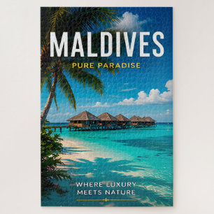 🧲 Malediven Überwasser-Reiseerinnerung 🏝️