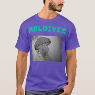 Malediven unter Wasser niedliche Quallen T-Shirt