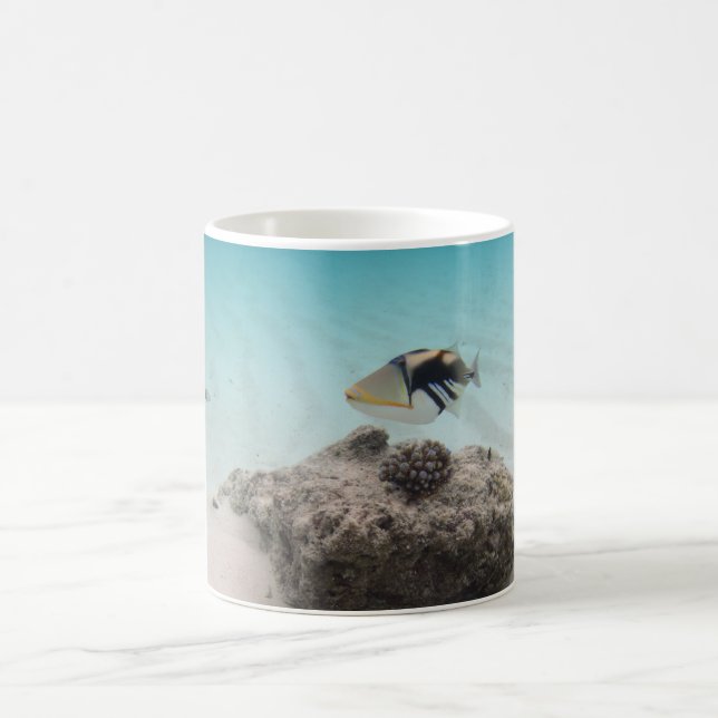 Malediven Weißer Sand Lagoon Korallenfisch Souveni Kaffeetasse (Mittel)