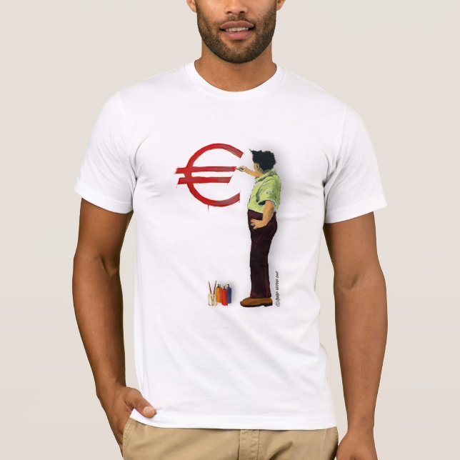 Malen des Euros T-Shirt (Vorderseite)