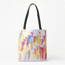 Malen Sie befleckte Tasche