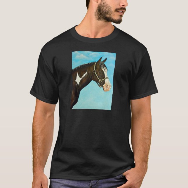 Malen Sie Pferd T-Shirt (Vorderseite)