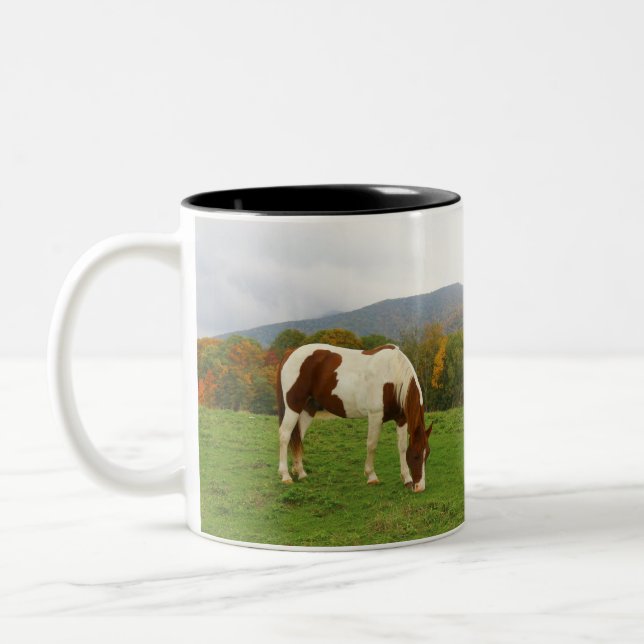 Malen Sie Pferd Zweifarbige Tasse (Links)