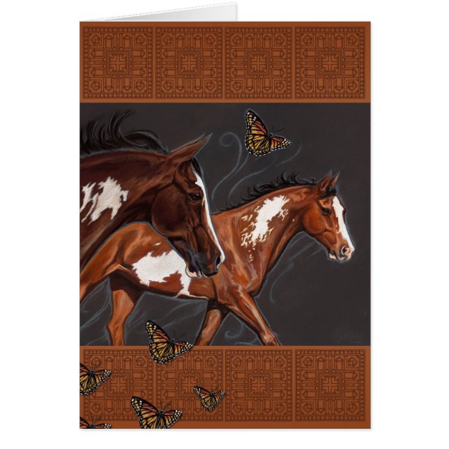 Malen Sie Pferde mit grenzenlosem Glauben (Vorne)