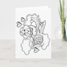 MALEN SIE SELBST Valentins-Holiday-Karte
