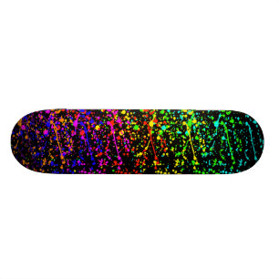 Malen Sie Spritzer Skateboard
