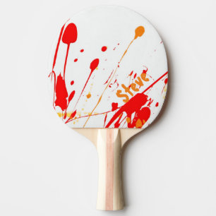 Malen Sie Spritzerkundenspezifisches Ping Pong Tischtennis Schläger