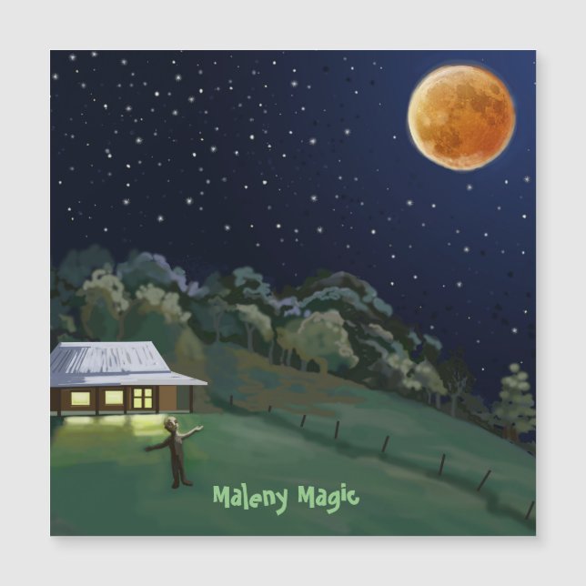 Maleny Magic Magnetkarte (Vorderseite)