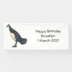 Maleo-Vogel-Cartoon Banner