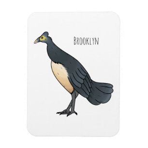 Maleo-Vogel-Cartoon Magnet