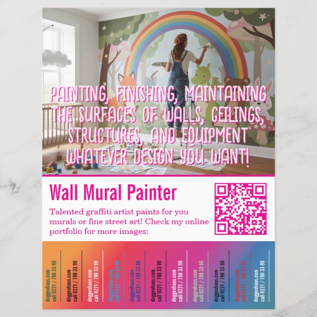 Maler Abriss  Flyer (Vorne)