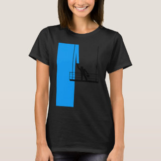 Maler auf der gestrichelten Lift T-Shirt