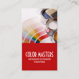 Maler-Baukarte Visitenkarte