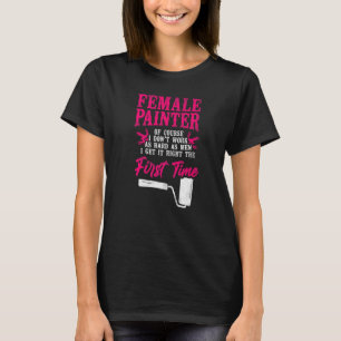 Maler-Dekorator Mädchen Maler Cou T-Shirt