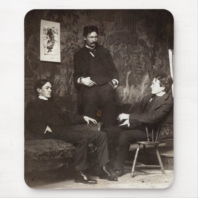 Maler Everett Shinn Robert Henri John Sloan Mousepad (Vorne)