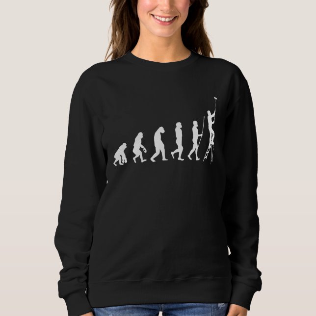 Maler-Evolution für Maler Sweatshirt (Vorderseite)